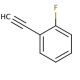 1-Ethynyl-2-fluorobenzene (CAS 766-49-4) - chemical structure image