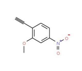 1-Ethynyl-2-methoxy-4-nitrobenzene - chemical structure image