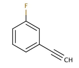 1-Ethynyl-3-fluorobenzene (CAS 2561-17-3) - chemical structure image