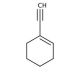1-Ethynylcyclohexene (CAS 931-49-7) - chemical structure image