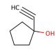 1-Ethynylcyclopentanol (CAS 17356-19-3) - chemical structure image