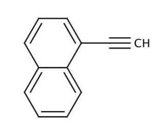 1-Ethynylnaphthalene (CAS 15727-65-8) - chemical structure image