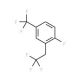1-Fluoro-2-(2,2,2-trifluoroethyl)-4-(trifluoromethyl)benzene - chemical structure image