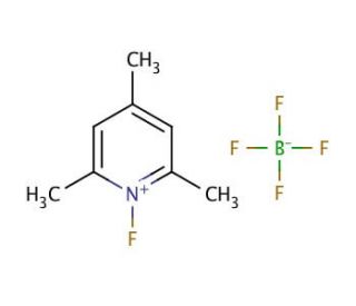 1-Fluoro-2,4,6-trimethylpyridinium tetrafluoroborate (CAS 109705-14-8) - chemical structure image