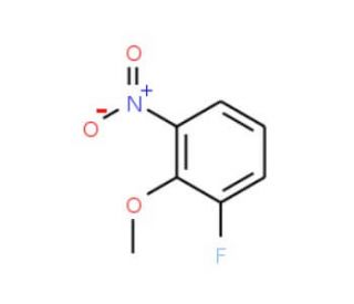 1-Fluoro-2-methoxy-3-nitrobenzene (CAS 484-94-6) - chemical structure image