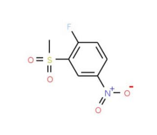 1-Fluoro-2-(methylsulphonyl)-4-nitrobenzene - chemical structure image