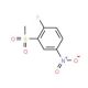 1-Fluoro-2-(methylsulphonyl)-4-nitrobenzene - chemical structure image