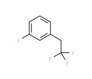 1-Fluoro-3-(2,2,2-trifluoroethyl)benzene - chemical structure image