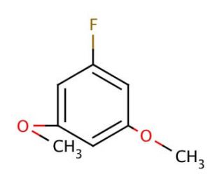 1-Fluoro-3,5-dimethoxybenzene (CAS 52189-63-6) - chemical structure image
