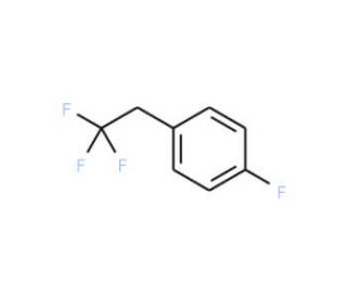 1-Fluoro-4-(2,2,2-trifluoroethyl)benzene - chemical structure image
