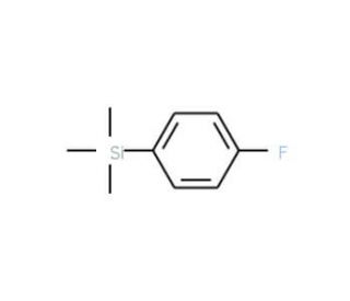1-Fluoro-4-(trimethylsilyl)benzene (CAS 455-17-4) - chemical structure image