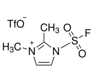 1-(Fluorosulfonyl)-2,3-dimethyl-1H-imidazol-3-ium trifluoromethanesulfonate (CAS 2179072-33-2) - chemical structure image