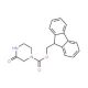 1-Fmoc-3-oxopiperazine - chemical structure image