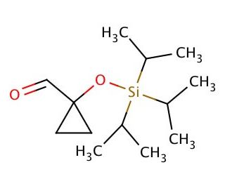 1-Formyl-1-(triisopropylsilyloxy)cyclopropane - chemical structure image