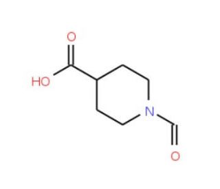1-Formylpiperidine-4-carboxylic acid (CAS 84163-42-8) - chemical structure image