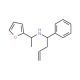 (1-Furan-2-yl-ethyl)-(1-phenyl-but-3-enyl)-amine (CAS 436088-63-0) - chemical structure image