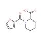 1-(furan-2-ylcarbonyl)piperidine-2-carboxylic acid - chemical structure image