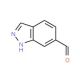 1-H-Indazole-6-carboxaldehyde 的分子结构, CAS编号: 669050-69-5 1-H-Indazole-6-carboxaldehyde (CAS 669050-69-5) - chemical structure image