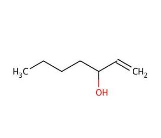 1-Hepten-3-ol (CAS 4938-52-7) - chemical structure image
