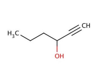 1-Hexyn-3-ol (CAS 105-31-7) - chemical structure image