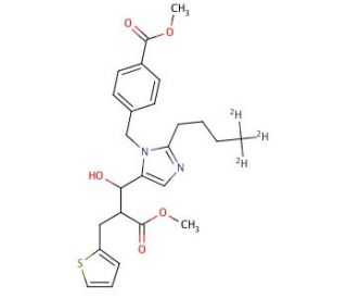 1-Hydroxy-1,2-dihydro Eprosartan-d3, Dimethyl ester - chemical structure image