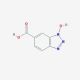 1-hydroxy-1H-1,2,3-benzotriazole-6-carboxylic acid (CAS 50907-17-0) - chemical structure image