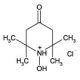 1-Hydroxy-2,2,6,6-tetramethyl-4-oxo-piperidine hydrochloride (CAS 3637-11-4) - chemical structure image