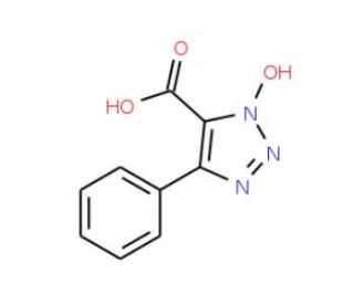 1-Hydroxy-4-phenyl-1H-1,2,3-triazole-5-carboxylic acid - chemical structure image