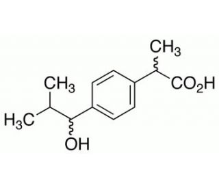 1-Hydroxy Ibuprofen (Ibuprofen Impurity L)(Mixture of Diastereomers) (CAS 53949-53-4) - chemical structure image
