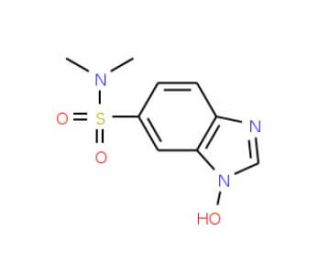 1-hydroxy-N,N-dimethyl-1H-benzimidazole-6-sulfonamide - chemical structure image