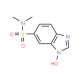 1-hydroxy-N,N-dimethyl-1H-benzimidazole-6-sulfonamide - chemical structure image