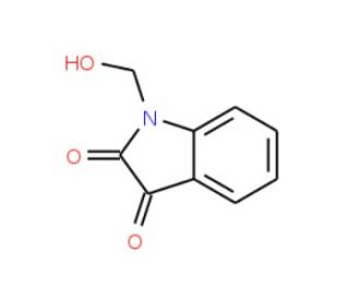 1-Hydroxymethyl-1H-indole-2,3-dione (CAS 50899-59-7) - chemical structure image