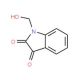 1-Hydroxymethyl-1H-indole-2,3-dione (CAS 50899-59-7) - chemical structure image