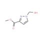 1-Hydroxymethyl-1H-pyrazole-3-carboxylic acid methyl ester - chemical structure image
