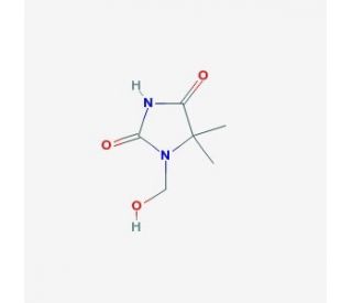 1-(Hydroxymethyl)-5,5-dimethylhydantoin (CAS 116-25-6) - chemical structure image