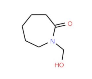 1-(hydroxymethyl)azepan-2-one (CAS 13088-64-7) - chemical structure image