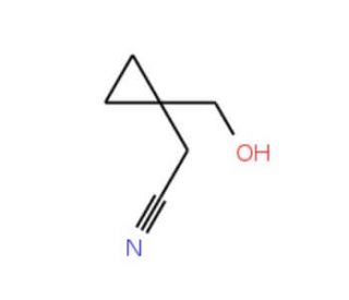 [1-(Hydroxymethyl)cyclopropyl]acetonitrile (CAS 152922-71-9) - chemical structure image