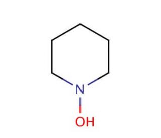 1-Hydroxypiperidine (CAS 4801-58-5) - chemical structure image