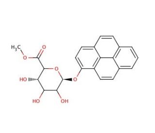 1-Hydroxypyrene &beta;-D-Glucuronide Methyl Ester - chemical structure image