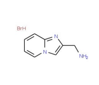 1-imidazo[1,2-a]pyridin-2-ylmethanamine hydrobromide (CAS 165736-20-9) - chemical structure image