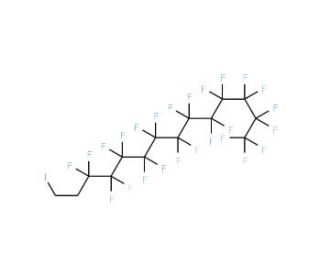 1-Iodo-1H,1H,2H,2H-perfluorotetradecane (CAS 30046-31-2) - chemical structure image