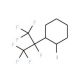 1-Iodo-2-(heptafluoroisopropyl)cyclohexane (CAS 4316-00-1) - chemical structure image