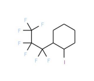 1-Iodo-2-(heptafluoropropyl)cyclohexane (E/Z) (CAS 2728-75-8) - chemical structure image