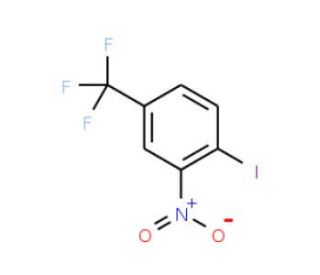 1-iodo-2-nitro-4-(trifluoromethyl)benzene (CAS 400-97-5) - chemical structure image