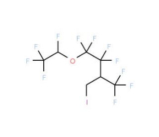 1-Iodo-3,3,4,4,6,7,7,7-octafluoro-5-oxa-2-(trifluoromethyl)heptane (CAS 25080-20-0) - chemical structure image