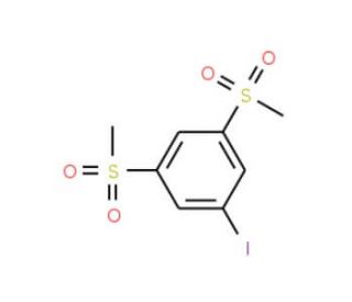 1-Iodo-3,5-bis(methylsulfonyl)benzene (CAS 849035-96-7) - chemical structure image