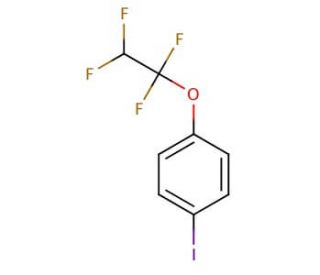1-Iodo-4-(1,1,2,2-tetrafluoroethoxy)benzene (CAS 863323-03-9) - chemical structure image