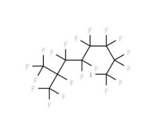 1-Iodoperfluoro(7-methyloctane) (CAS 865-77-0) - chemical structure image