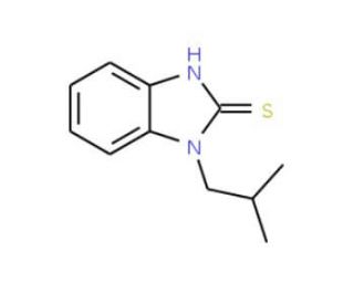 1-Isobutyl-1H-benzoimidazole-2-thiol - chemical structure image