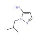 1-isobutyl-1H-pyrazol-5-amine (CAS 3524-18-3) - chemical structure image